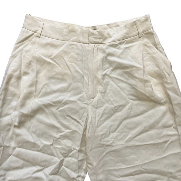 NWT ZARA Modal Blend High Rise Wide Leg Pleat Front Trouser Pants SIZES 12,16 - Picture 4 of 12